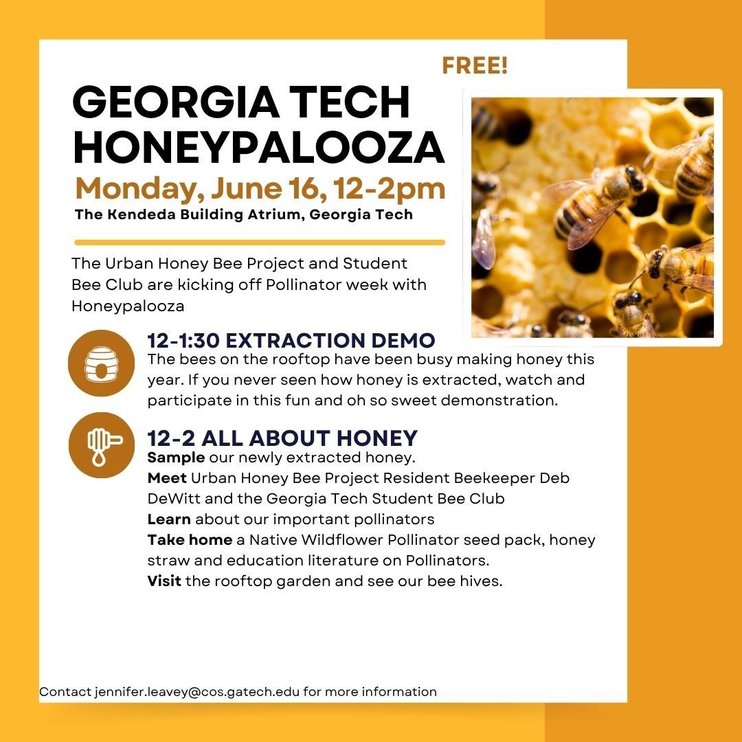 Georgia Tech Honeypalooza will take place June 16, 2025.