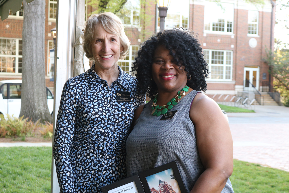 Excellence in Leadership Staff Awardee Kathy Sims-McDaniels.