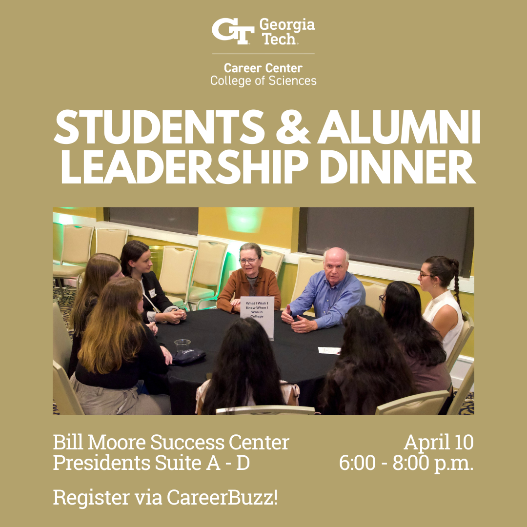 April 10, 2025: College of Sciences Students and Alumni Leadership Dinner